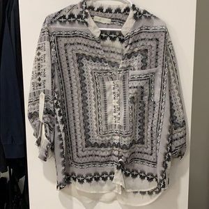 Bandana chiffon shirt